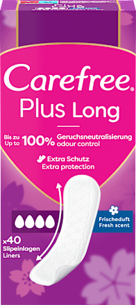 Inlegkruisjes Plus Long met frisse geur, 40 stuks