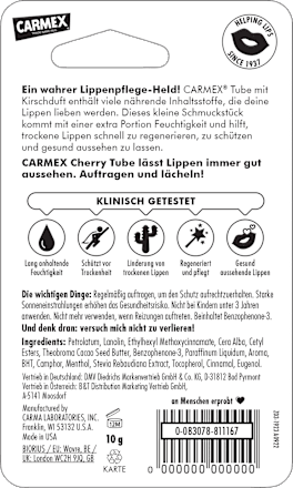 Lippenpflege Cherry Tube LSF 15, 10 g