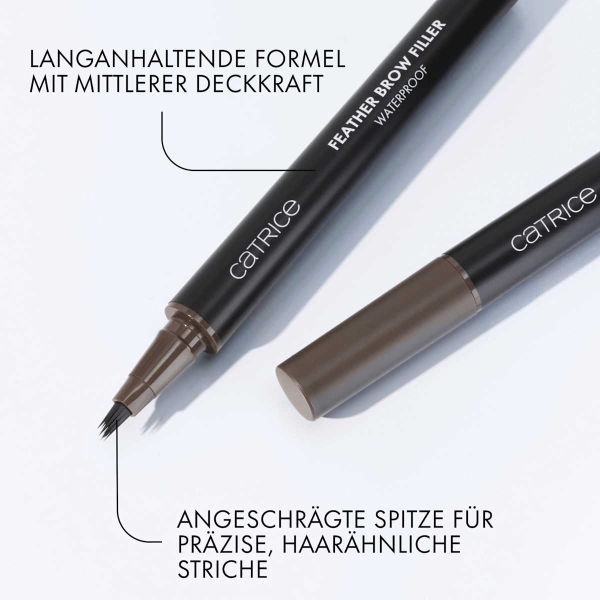 CATRICE Crayon à sourcils Feather Brow Filler Waterproof 010 Ash Brown, 0,5 ml
