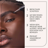 CATRICE Crayon à sourcils Feather Brow Filler Waterproof 010 Ash Brown, 0,5 ml