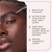 Augenbrauenstift Feather Brow Filler Waterproof 010 Ash Brown, 0,5 ml