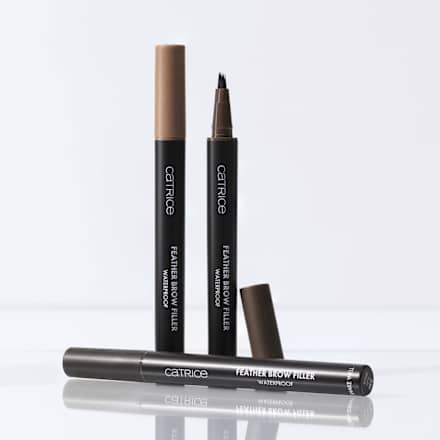 Augenbrauenstift Feather Brow Filler Waterproof 030 Soft Black, 0,5 ml