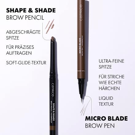 Augenbrauenstift Micro Blade Waterproof 020 Deep Taupe, 0,64 g