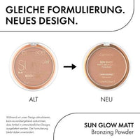 Bronzing Puder Sun Glow Matt 030 Medium Bronze, 9,5 g