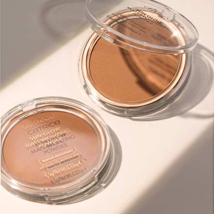 Bronzing Puder Sun Glow Matt 030 Medium Bronze, 9,5 g