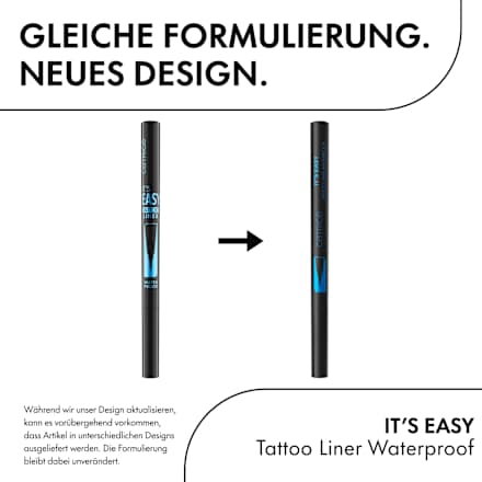 Eyeliner It's Easy Tattoo Waterproof 010 Black, 1,1 ml