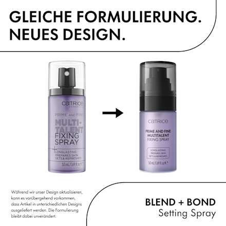 Fixierspray Prime And Fine Multitalent Transparent, 50 ml