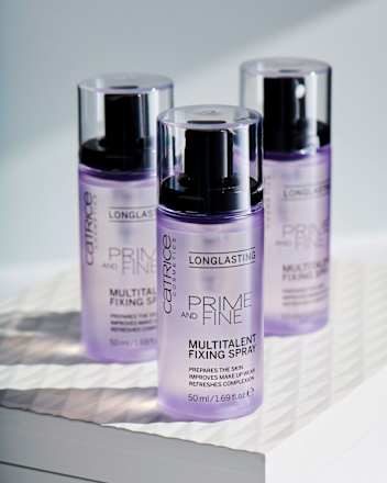 Prime and Fine Multitalent Transparante Fixatiespray, 50 ml