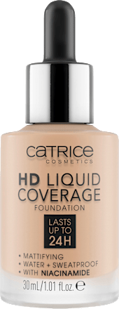 Foundation Liquid HD Coverage 30 Sand Beige, 30 ml CATRICE