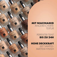 Foundation Liquid HD Coverage Waterproof 005 Ivory Beige, 30 ml
