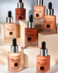 Foundation Liquid HD Coverage Waterproof 008 Fair Beige, 30 ml
