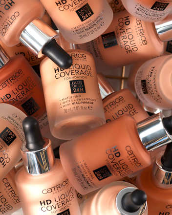 Foundation Liquid HD Coverage Waterproof 008 Fair Beige, 30 ml
