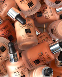 Foundation Liquid HD Coverage Waterproof 008 Fair Beige, 30 ml
