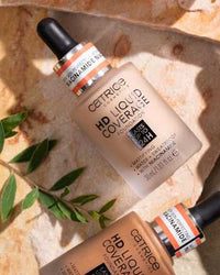 Foundation Liquid HD Coverage Waterproof 10 Lichtbeige, 30 ml