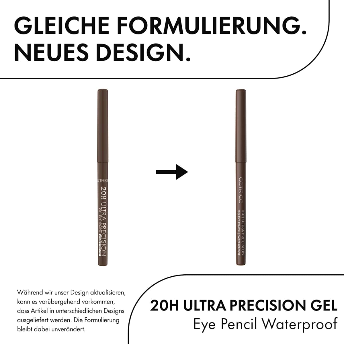 CATRICE Gel Kajal 20H Ultra Précision Waterproof 030 Brownie, 0,08 g