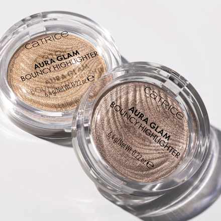Highlighter Aura Glam Bouncy 010 Moonlit Sand, 6,4 g