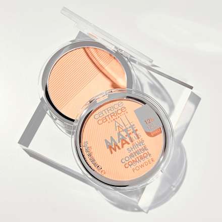 Kompakt Puder All Matt Plus Shine Control Warm Beige 030, 10 g CATRICE