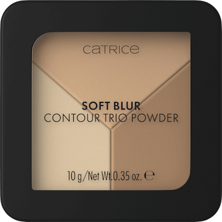 Kontur Puder Glass Cloud Soft Blur Contour Trio Powder C010 Cool Harmony, 10 g