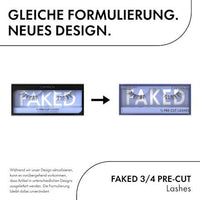 Künstliche Wimpern Faked 3/4 Pre-Cut (1 Paar), 1 St