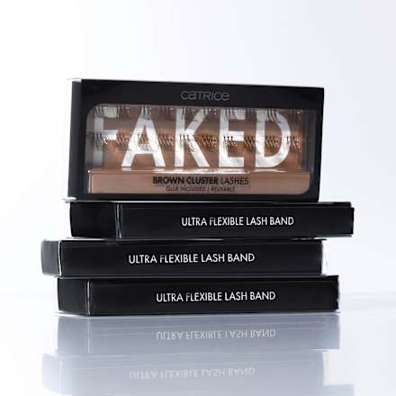Künstliche Wimpern Faked Brown Cluster Lashes, 20 St