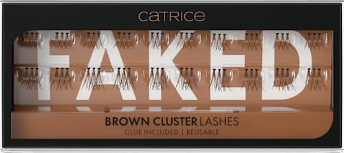 Künstliche Wimpern Faked Brown Cluster Lashes, 20 St
