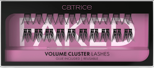 Künstliche Wimpern Set Faked Volume Cluster Lashes, 1 St