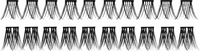 Kunstmatige Wimpers Set Nep Volume Cluster Wimpers, 1 st.