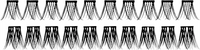 Künstliche Wimpern Set Faked Volume Cluster Lashes, 1 St