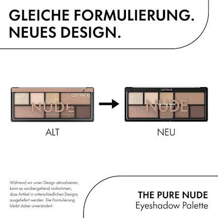 Lidschatten Palette The Pure Nude, 9 g