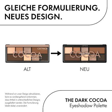 Lidschatten The Dark Cocoa Palette, 9 g