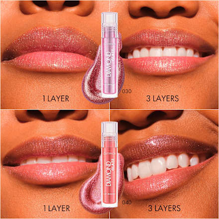 Lipgloss Diamond Glaze 030 Less Bitter More Glitter, 3 ml