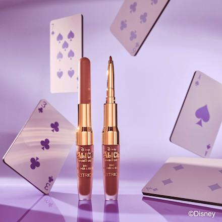Lipliner & Lipgloss Disney Alice In Wonderland 2in1 C01 How Curious, 1,77 g CATRICE