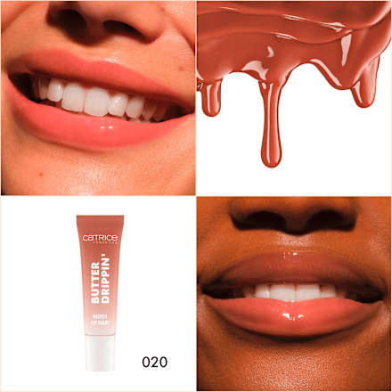 Lippenbalsam Butter Drippin' Glossy 020 Maple Latte, 10 ml CATRICE
