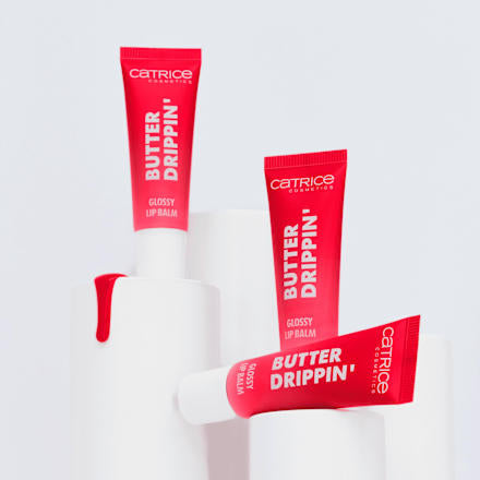 Lippenbalsam Butter Drippin' Glossy 050 Cherry Delicious, 10 ml CATRICE
