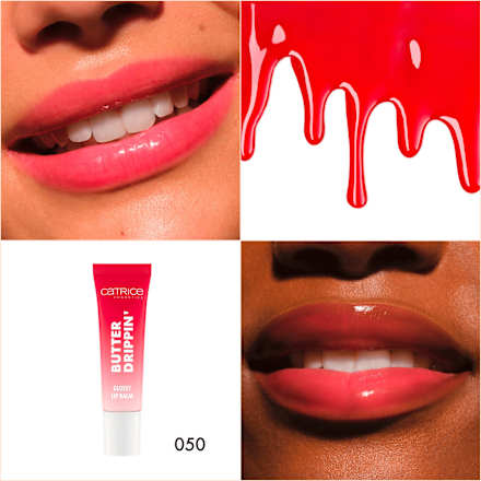 Lippenbalsam Butter Drippin' Glossy 050 Cherry Delicious, 10 ml CATRICE