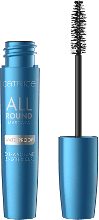 Mascara Allround Waterproof 010 Blackest Black, 12 ml