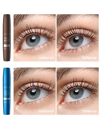 Mascara Allround Waterproof 010 Blackest Black, 12 ml