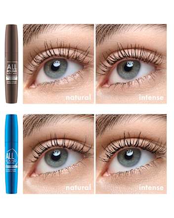 Mascara Allround Waterproof 010 Blackest Black, 12 ml