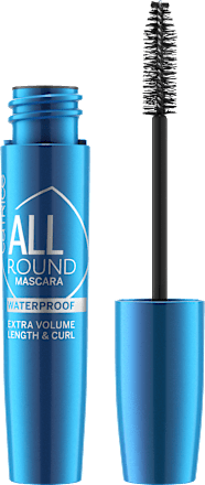 Mascara Allround Waterproof 010 Blackest Black, 12 ml