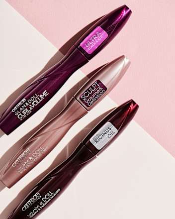 Mascara Glam & Doll Curl & Volume 010 Black, 10 ml