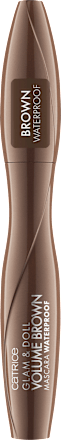 Mascara Glam & Doll Volume Brown Waterproof, 10 ml