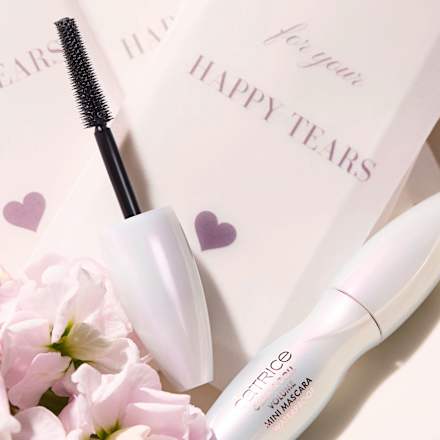 Mascara Mini Glam & Doll Volume Brides & Besties Waterproof C01 Happy Tears, 6 ml