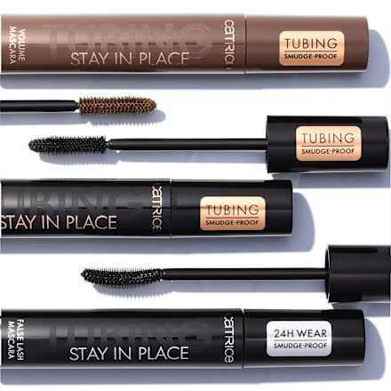 Mascara Tubing Stay In Place False Lash 010 No Panda Black, 11 ml