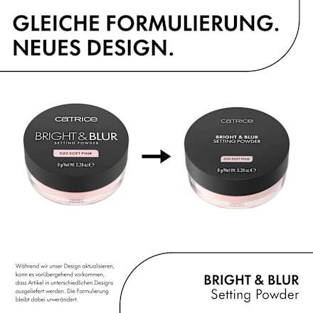 Puder Bright & Blur Setting 030 Soft Peach, 8 g
