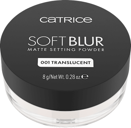 Puder Soft Blur Matte Setting 001 Translucent, 8 g CATRICE