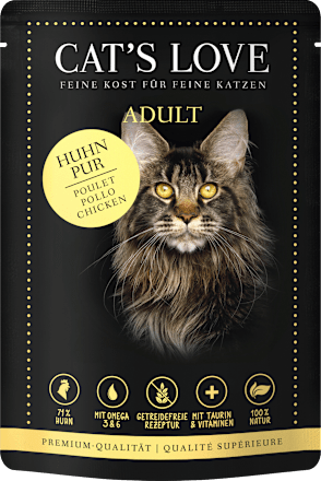Nassfutter Katze Huhn Pur in Gelee, 85 g
