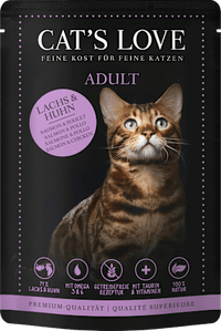 Nat kattenvoer met zalm &amp; kip in gelei, 85 g