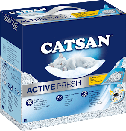 Actieve verse klonterende kattenbakvulling, 8 l