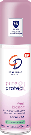 Antitranspirant Deo Zerstäuber pure & protect fresh blossom, 75 ml