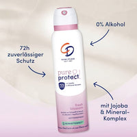 Antitranspirant Deospray pure & protect fresh blossom, 150 ml